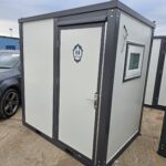 Sanitario portátil con ducha y cortina