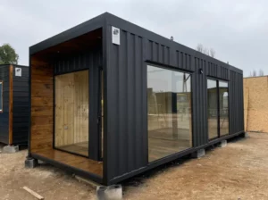 Proyecto Modular DALÍ 8×3 m – Espacio Libre con Medio Baño