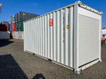 Contenedor 20 pies HC con puertas enrollables (gris claro)