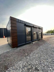 Contenedor de Oficina 800×300 con Baño y Aire Acondicionado - Imagen 3